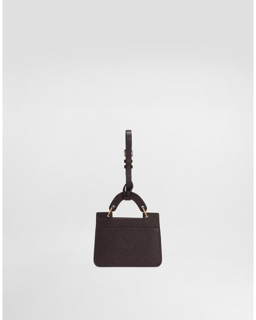 Dolce & Gabbana White Dauphine Calfskin Card Holder