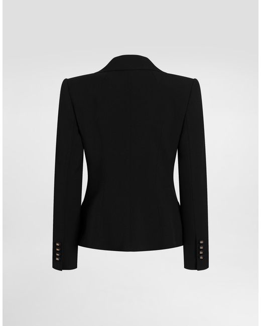 Dolce & Gabbana Black Single-Breasted Jacket