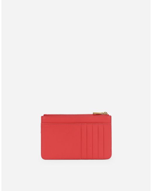 Dolce & Gabbana Red Medium Devotion Card Holder