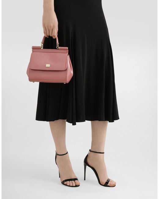 Dolce & Gabbana Pink Medium Sicily Handbag