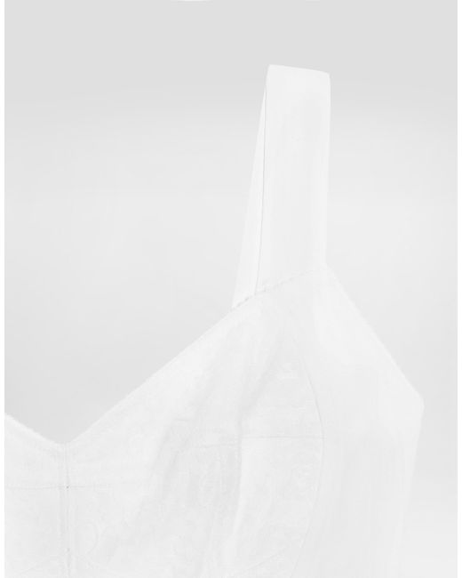 Dolce & Gabbana White Sheath Dress