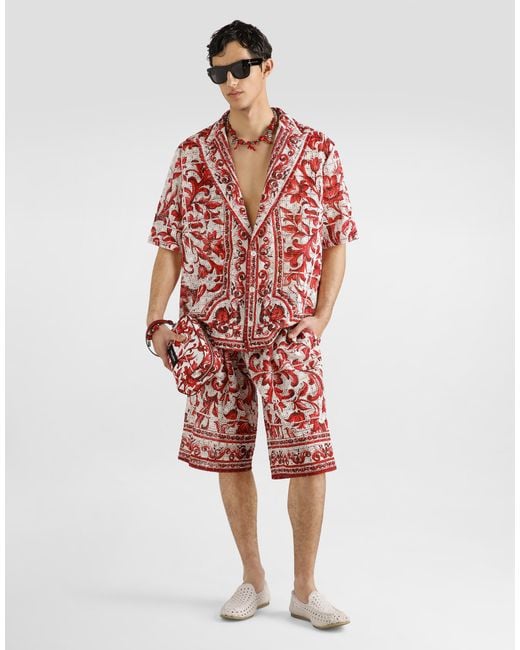 Dolce & Gabbana Red Camicia for men