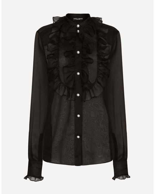 Dolce & Gabbana Black Camicia
