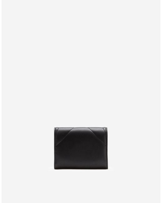 Dolce & Gabbana Black Small Continental Devotion Wallet