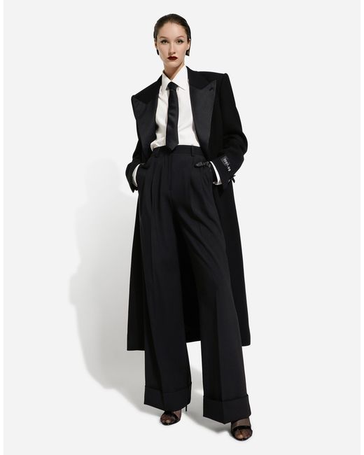 Dolce & Gabbana White Silk Crepe De Chine Shirt