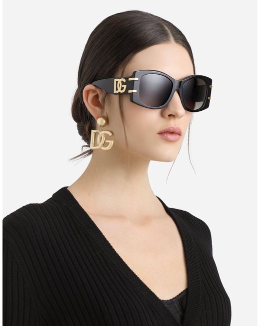 Dolce & Gabbana Dg Griffe Sunglasses Black