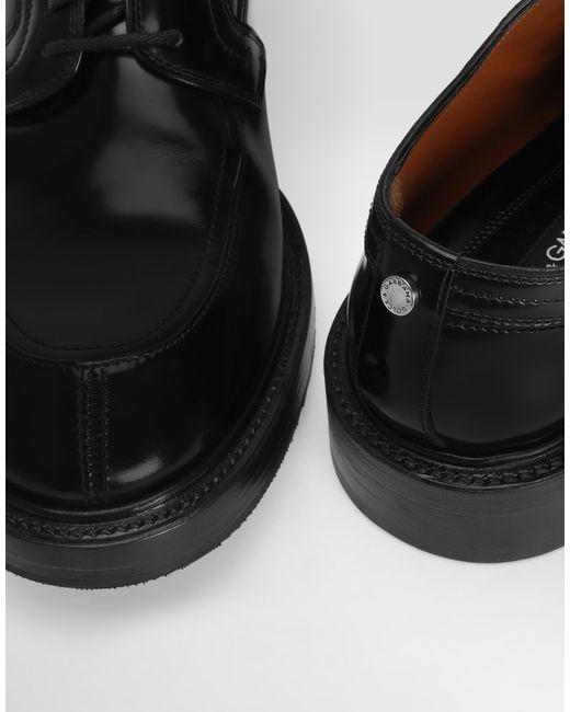 Dolce & Gabbana White Calfskin Derby Shoes for men