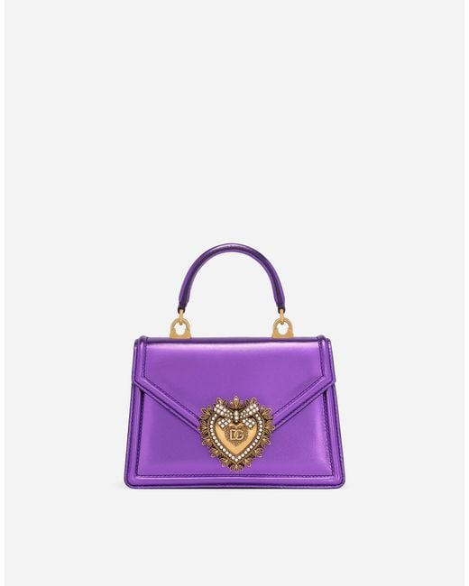 Dolce & Gabbana Purple Borsaspalla-Tracolla