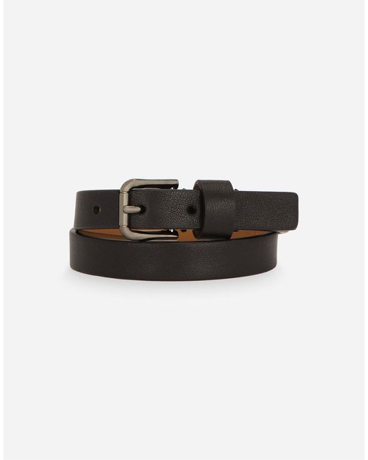 Dolce & Gabbana Black Calfskin Bracelet for men