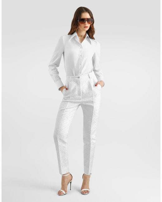 Dolce & Gabbana White Camicia