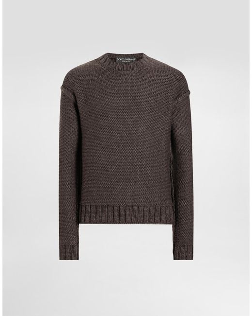 Pullover di Dolce & Gabbana in Brown da Uomo