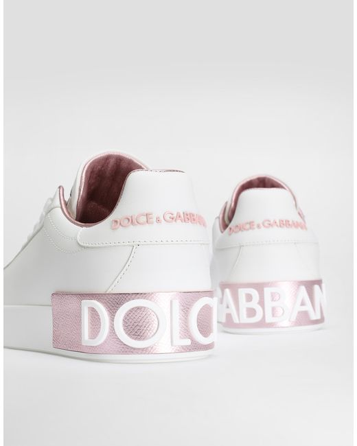 Dolce & Gabbana ポルトフィーノ スニーカー ナッパカーフスキン White