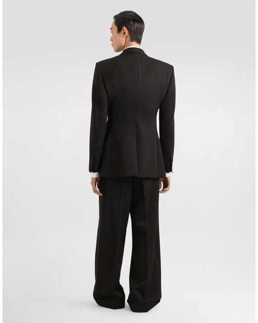メンズ Dolce & Gabbana Single-Breastedwool And Silk Blend Jacket Black