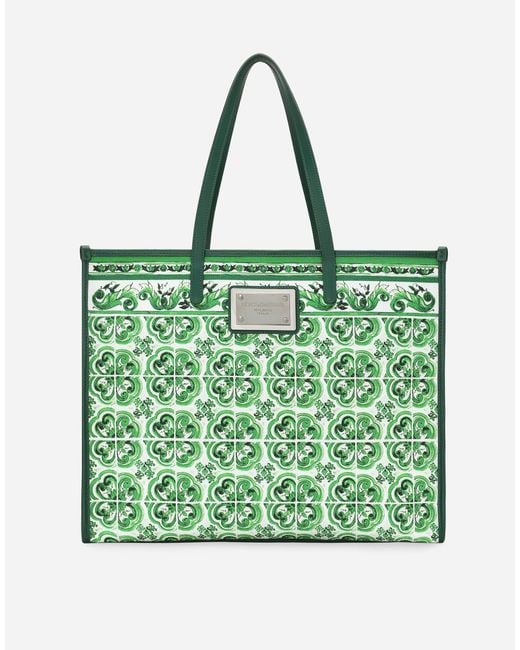 Dolce & Gabbana Green Bag Type Shopper for men