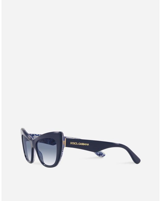 Dolce & Gabbana Blue New Print Sunglasses