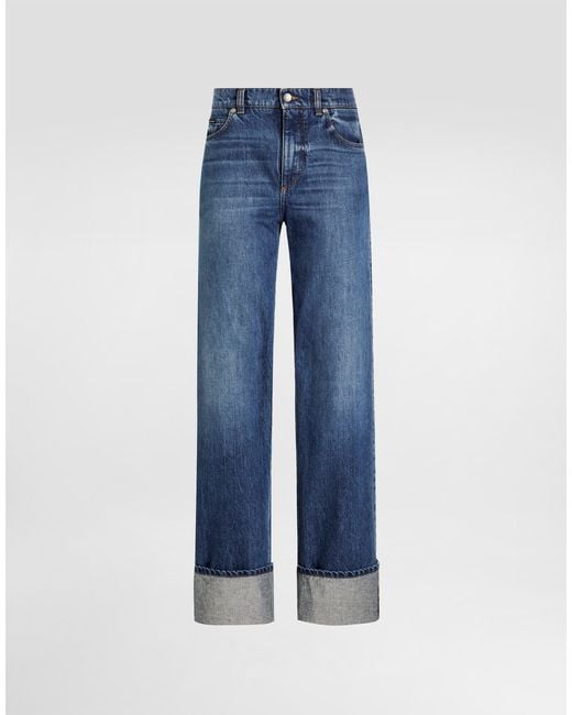 Dolce & Gabbana Blue 5-Pocket Denim Trousers