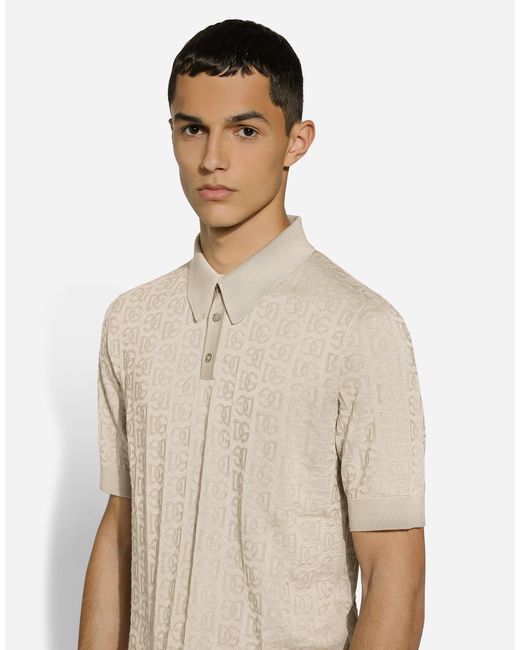 Dolce & Gabbana Natural Polo M/C for men