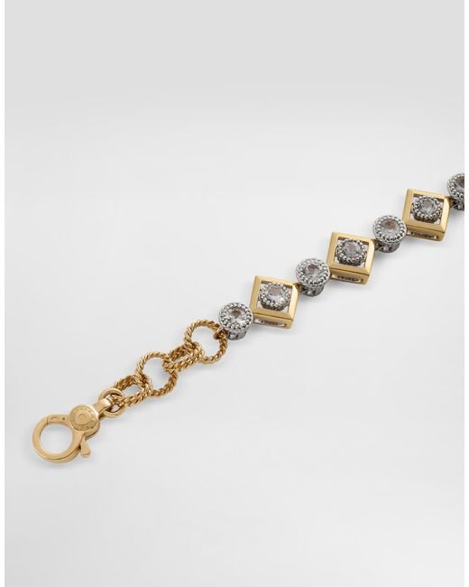 Dolce & Gabbana Blue Eleganza Necklace 18-Carat And, Topazes, And Sapphires