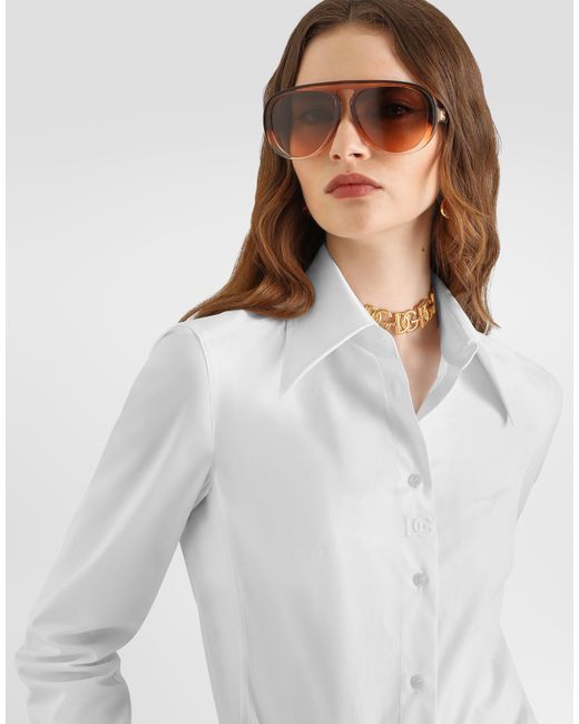Dolce & Gabbana White Camicia