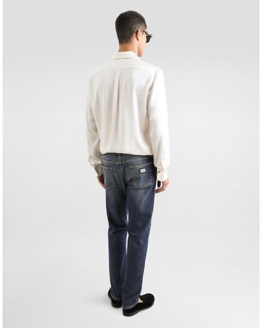 Dolce & Gabbana White Camicia for men