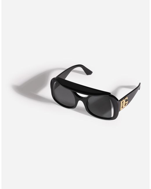 Dolce & Gabbana Black Sicilian Street Sunglasses