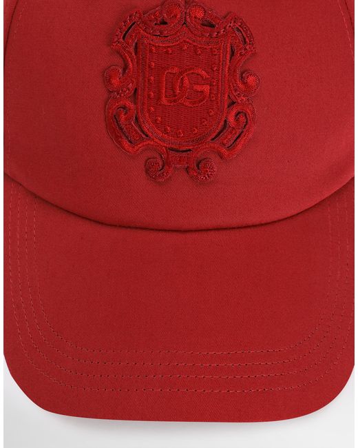 Dolce & Gabbana Red Trucker 5 Spicchi Tx for men