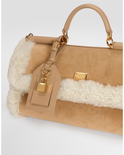 Dolce & Gabbana Natural My Sicily Handbag