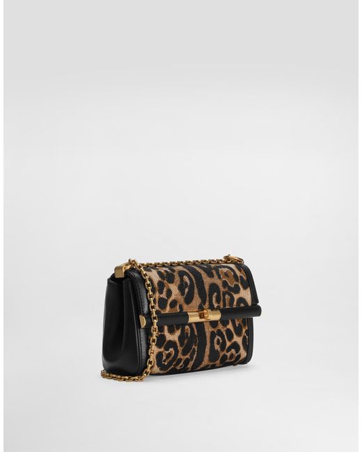 Dolce & Gabbana Marlene City Mini Bag With Thread Embroidery White