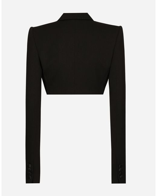 Dolce & Gabbana Black Spencer Tuxedo Jacket