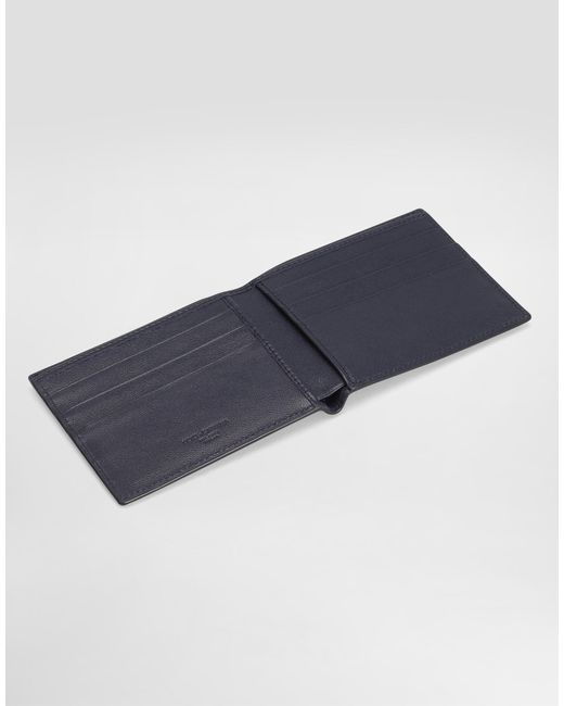Dolce & Gabbana Eel Skin Wallet in Blue für Herren