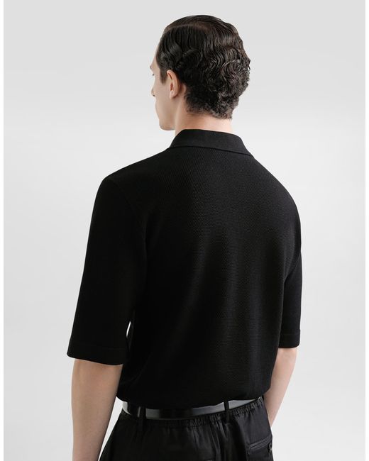 Dolce & Gabbana Black Cotton Shirt With Tag for men