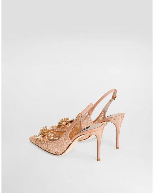 Dolce & Gabbana White Slingback