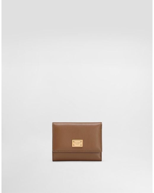 Dolce & Gabbana Natural Plongé Calfskin Wallet