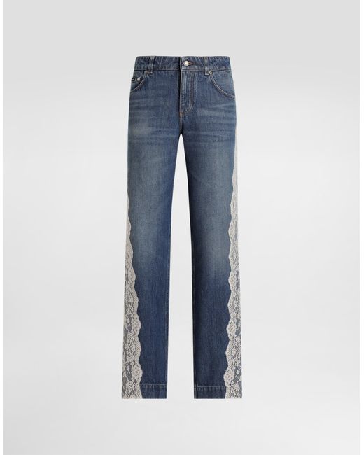 Dolce & Gabbana Blue 5-Pocket Denim Trousers