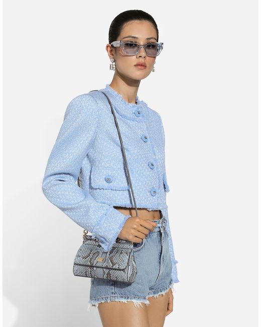 Dolce & Gabbana White Small Sicily Handbag