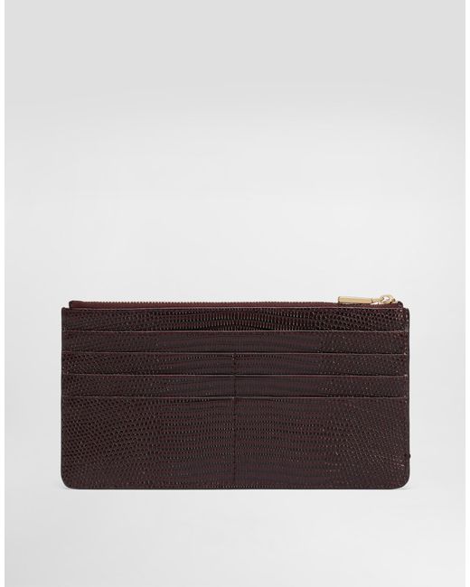 Portacarte di Dolce & Gabbana in Brown