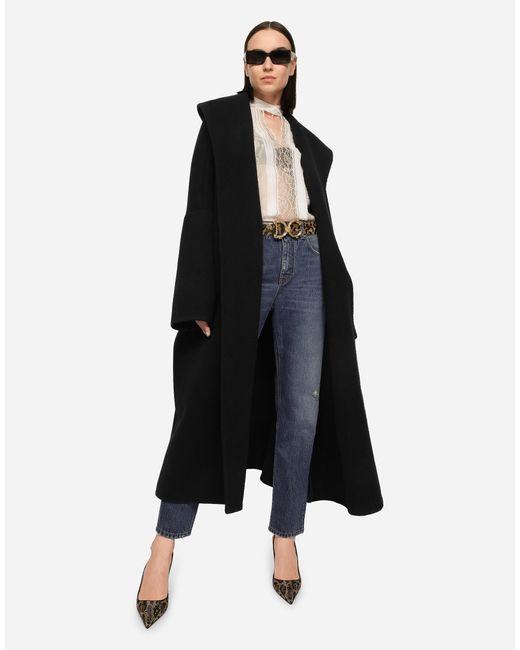 Dolce & Gabbana Blue High-Rise Straight Jeans