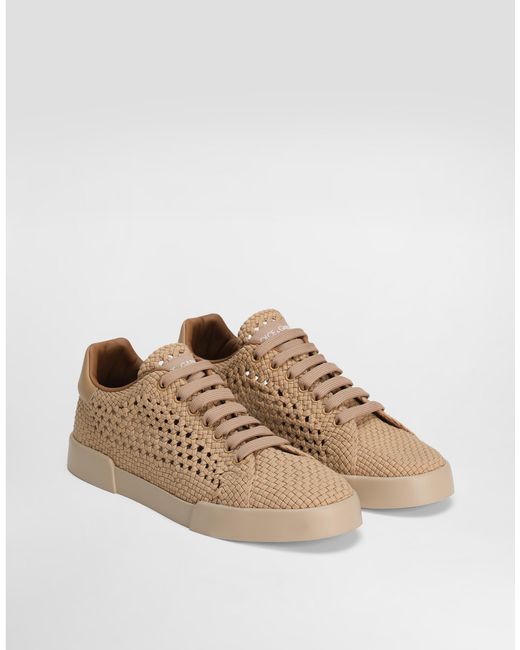 Dolce & Gabbana Natural Portofino Light Strobel Sneakers for men