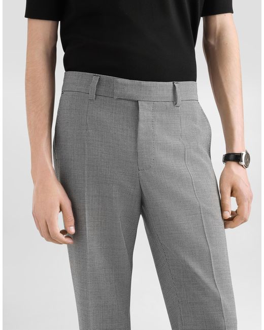 Dolce & Gabbana Wollhose in Gray für Herren