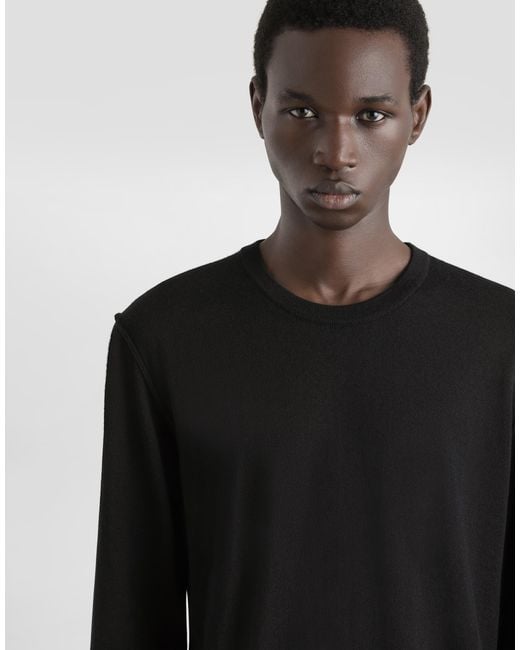Dolce & Gabbana Black Refined Knits for men
