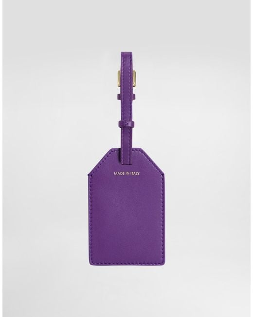 Dolce & Gabbana Purple Majolica-Print Atene Shopping Bag