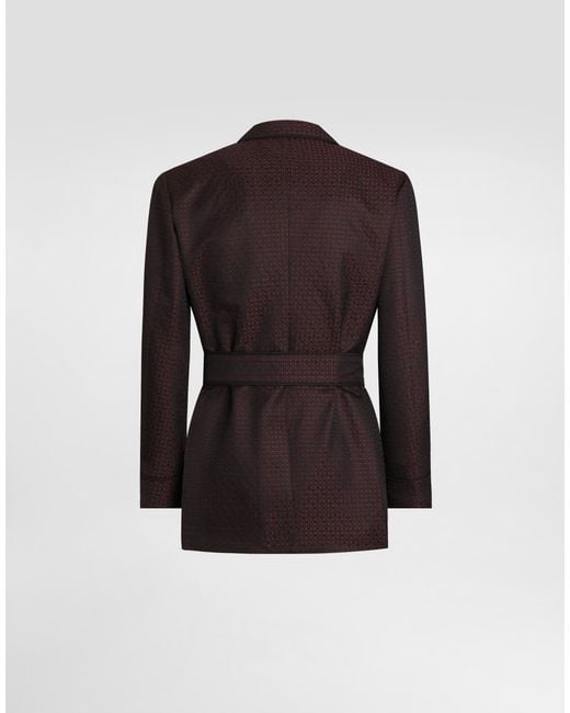 Dolce & Gabbana Black Double-Breasted Jacket for men