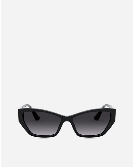 Dolce & Gabbana Black Dg Monogram Sunglasses