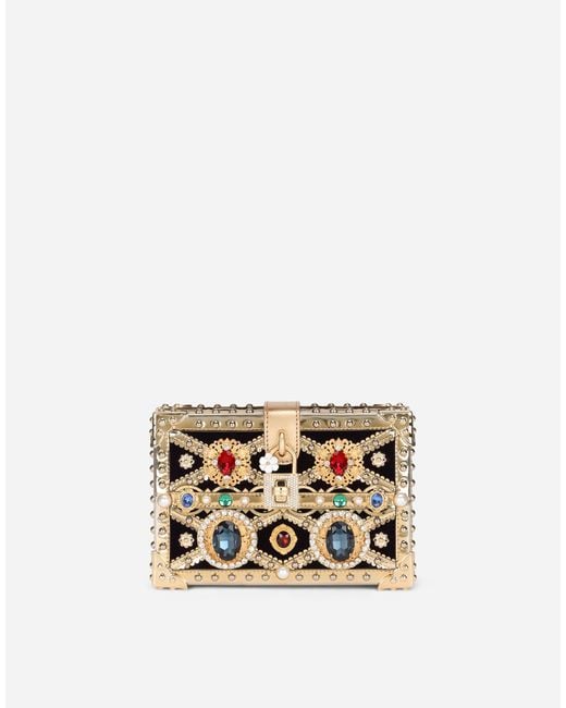 Dolce & Gabbana Multicolor Dolce Box Mit Schmuckstickerei