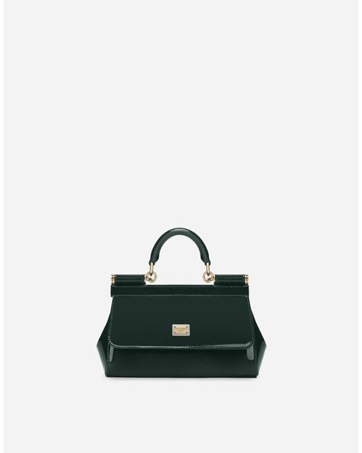 Dolce & Gabbana Green Henkeltasche Sicily Klein