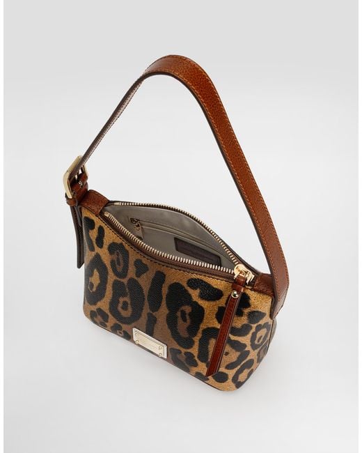 Dolce & Gabbana White Schultertasche Dg Crespo Leo