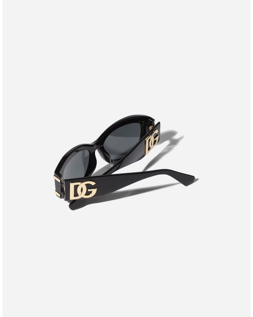Dolce & Gabbana Black Dg Griffe Sunglasses