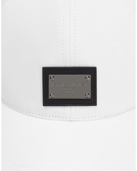 Dolce & Gabbana White Caps for men