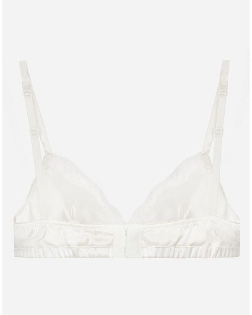 Dolce & Gabbana White Regg.Senza Ferretto