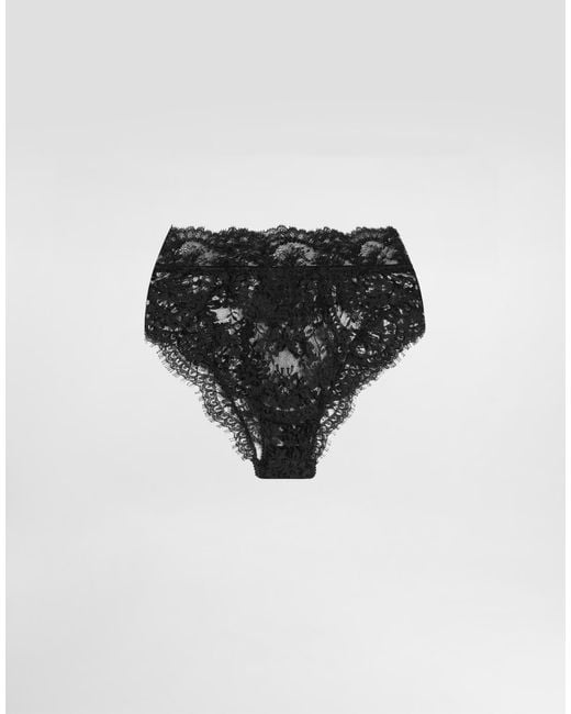 Dolce & Gabbana Black Lace Briefs